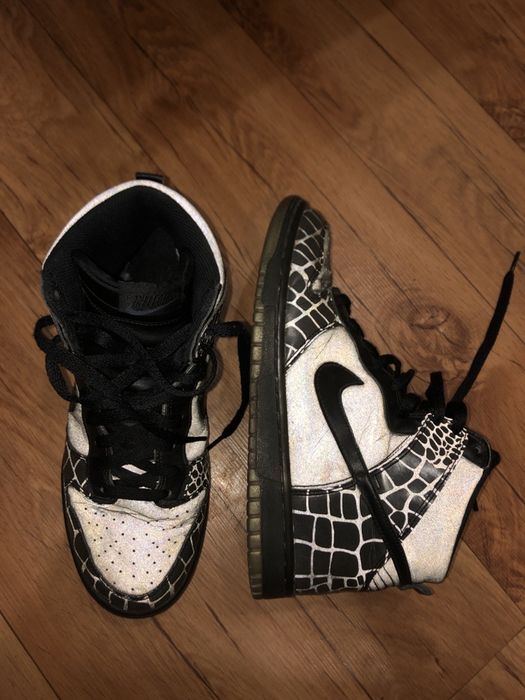 nike dunk reflective croc